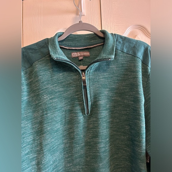 Ike Behar Green V Neck 1/4 Zip Sweater in Men’s Medium NWOT - Picture 2 of 10